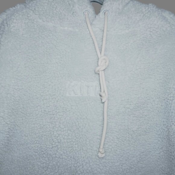 Kith Sherpa Box Logo Hoodie 'Illusion Blue' - KH2425 size Small - Picture 3 of 6